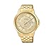 Citizen Men's Crystal-Accent Goldtone Stainless Steel Watch