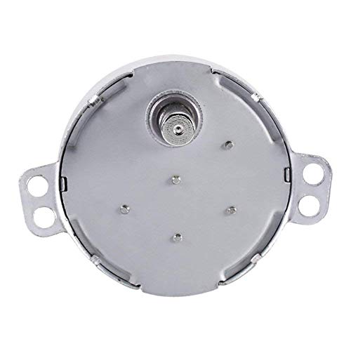 Synchronous Synchron Motor,Turntable motor, Cuptisserie/Electric motor with 7mm Flexible Coupling Connector,110V motor, 50/60Hz AC 100~127V 4W CCW/CW For Hand-Made,School Project, Model(5-6RPM)-(6PCS) - Thumbnail 4