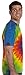 Tie-Dye Adult 5.4 oz., 100% Cotton T-Shirt XL RASTA WEB