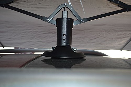 Portable Semi-automatic Outdoor Car Umbrella Sunshade Roof Cover UV Protection