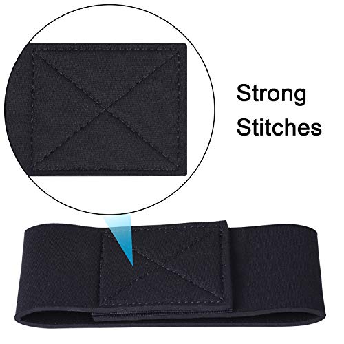 Wisdompro 1 Pair Neoprene Ankle Blousing Garters Trousers Boots Blousers Strap with Hook and Loop for Waders Fly Fishing Hunting Hiking Cycling Gardening Military Uniforms