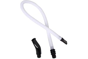 KINOWJI Melodica Tube, 53cm Length 16mm Dia Plastic Flexible Melodica Pianica Tube Mouthpiece with a Mouthpiece for Musical Instrument Organ Harmonica