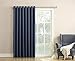 Sun Zero Barrow Energy Efficient Grommet Sliding Patio Door Curtain Panel, 100