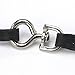 Resco Professional Cordo-Hyde Spinner Show Dog Lead with Built in Swivel and Neck Pad, 3/16-Inch wide by 56-Inch Long, Black