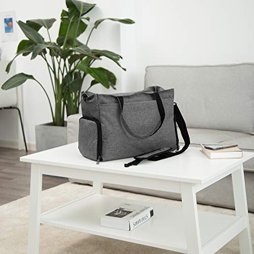 Joypea Tote Bags for Breast Pump with Compartments for Storage Bottles Laptop for Working Mom,Large Capacity Nappy Diaper Tote Bag,Breast Pump Travel Bag(Bag for Pumps Such As Spectra & Medela Brea