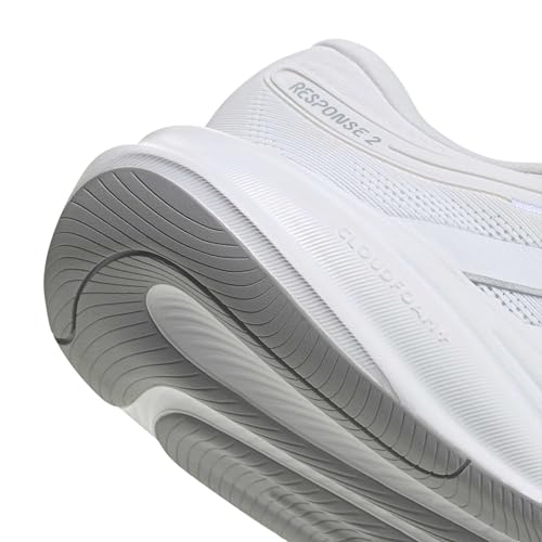 Mujer Response 2 Running Shoes, FTWR White/Zero Met./Halo Silver, 38 EU