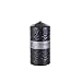 Mega Candles 1 pc Unscented Dome Top Black Pillar Candles, Pressed Premium Wax Candle 3 Inch x 6 Inch, Home Décor, Weddings, Parties, Festivities, Occasions, Florists, Events, Prayers, Memorials