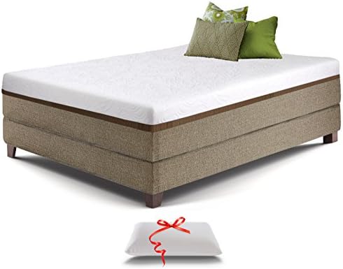 Full Gel Memory Foam Mattress - Bonus Memory Foam Pillow - Comfortable & Breathable 12 Inch Full Size Bed in A Box - Hypoallergenic Cool Gel Memory Foam Bed with Soft Flex Cover - Certipur Certified