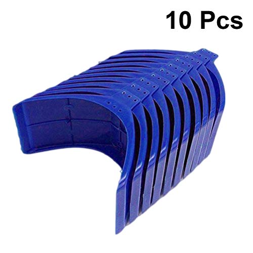 POPETPOP Pigeon Rest Stand-10pcs Plastic Pigeon Perch Dove Rest Stand Frame Grill Dwelling Pigeon Perches Roost for Bird Supplies (Blue)