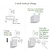 Vertical Deck Hook Clamp, 3 inch Wide, For Use with Torches, Shepherd Hooks or Poles, Convert Horizontal Clamp Deck Hooks To Vertical Clamp