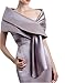 Meet Edge Women's Satin Shawl Wrap for Evening/Wedding Party