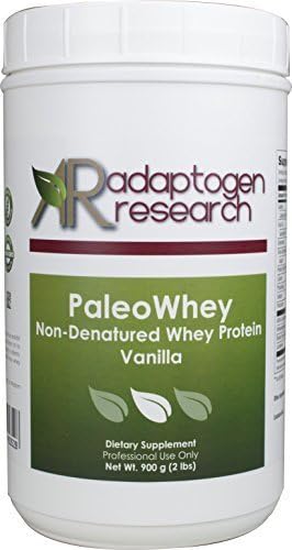 PaleoWhey, Vanilla, 900g, Non-Denatured Whey Protein by Adaptogen Research