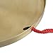 BQLZR Alto Hand Gong Chapel Copper Cymbals Percussion 15.5 Diameter Opera Gong