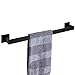 Nolimas Matte Black Bath Towel Bar Single Bars Towel Rack Rod Classic Wall Mounted Stainless Steel Bathroom Towel Bar Toilet Kitchen Towel Shelf Single Layer, 24inch
