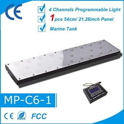DSunY Intelligent programmable Led Aquarium Light 24'' Angel-eye Best Penetration for Aquarium Tank Coral Marine Reef LPS/SPS Sunrise