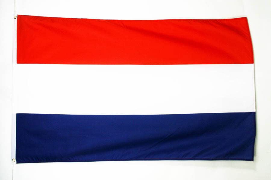 AZ FLAG - Netherlands Flag - 3x5 Ft - 100D Polyester Dutch Banner with Two Metal Grommets - Fade Resistant - Vivid Colors - 3' x 5' Feet - 150x90 Cm — image 1