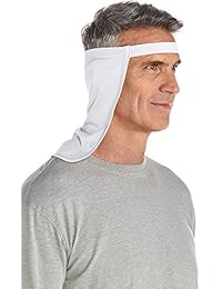 Coolibar UPF 50+ Unisex Hat Drape - Sun Protective (One Size- White)
