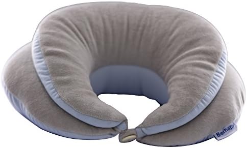 U-Shaped Neck Pillow with Double Layer Pillow for Plane, Car or Train, Office Break