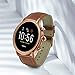 TRUMiRR Watchband for Fossil Women's Gen 5 Julianna, Crazy Horse Genuine Leather Watch Band Quick Release Strap Rose Gold Stainless Steel Buckle Wristband for Fossil Gen 5 Julianna