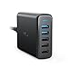 Anker Quick Charge 3.0 63W 5-Port USB Wall Charger, PowerPort Speed 5 for Galaxy S10/S9/S8/S7/S6/Edge/+, Note 8/7 and PowerIQ for iPhone XS/Max/XR/X/8/7/6s/Plus, iPad, LG, Nexus, HTC and More primary