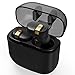 Ahutoru V4.2 Invisible Wireless Earbuds Surround Sound In Ear Bluetooth Earbuds with 1000 mAh Charging Case (Black)