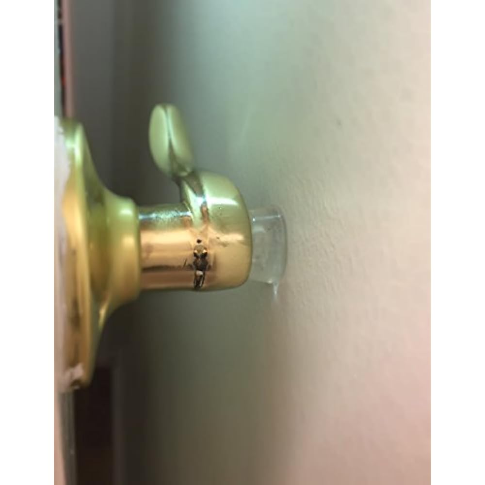 Small Clear Door Knob Bumpers (Set Of 12) Made In USA SelfAdhesive