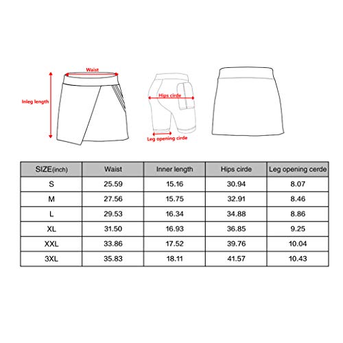 image for beroy Summer Womens Sports Skirts Athletic Skorts Active Shorts with P
