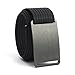 Men's Web Belt GRIP6 (36in Gunmetal w/Black Strap)