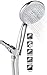 FRASCIO Showerhead Universal High Pressure ABS 5 Sprays Handheld Shower Head with Shower Hose and Shower Bracket for Hotel Family Bathroom