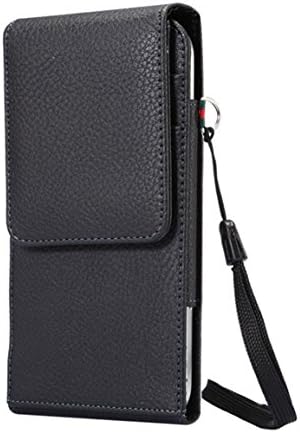 Belt Clip Case,Jaminer Black Universal Carrying Cell Phone Case Belt Clip Holster Pouch Mens Waist Pack For Smartphones , 6.3"