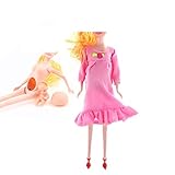 Supershopping Pregnant Doll Mom Doll with Removable Baby Best Friend Play for Girls Educational Toy (Pink)