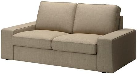 Amazon Com Ikea Kivik Cover For 2 Seat Loveseat 74 3 4 Isunda Beige Cover Only Kitchen Dining