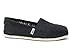 Toms Women's 001001b07-Canvas Alpargata Flat, Black, 9 M US