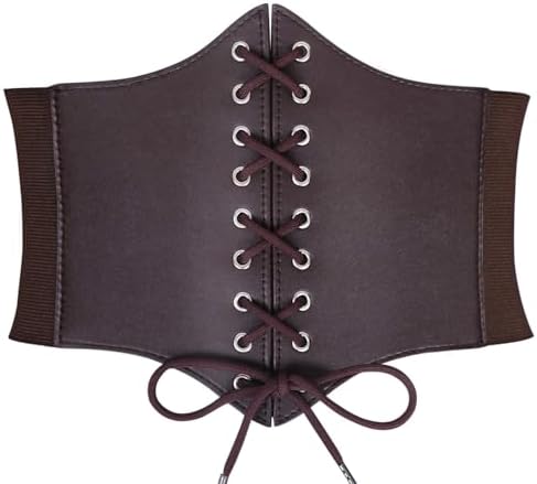 Amazon.com: SATINIOR Women Corset Belt Elastic with Faux  display picture 1