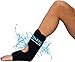 The Coldest Foot Ankle Achilles Pain Relief Ice Wrap with 2 Cold Gel Packs | Best for Achilles Tendon Injuries, Plantar Fasciitis, Bursitis & Sore Feet Built for Cold Therapy (Black XS-XL) primary
