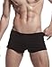 SEOBEAN Men's Low Rise Cotton Trunk Lounge Boxer Brief 3 Colors