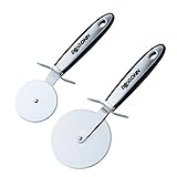 DRAGONN Premium Sturdy 3.5-inch, and 2.5-inch Pizza Cutter Wheel Set - Stainless Steel Ultra Sharp Blade & Dishwasher Safe - Soft Grip & Easy to Handle