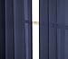 HLC.ME 2 Piece Sheer Voile Window Treatment Curtain Grommet Panels for Bedroom & Living Room (54