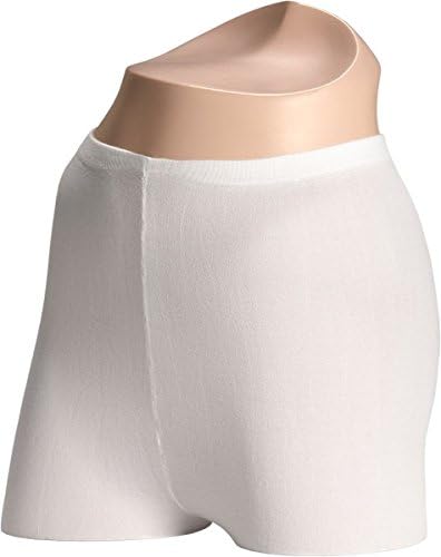 Women's Maternity Postpartum Stretch Boyshort Briefs - Disposable, Breathable, Tagless Underwear for Comfort and Support (Includes 12 Briefs)