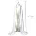 HEARTNICE Girls Bed Canopy Reading Nook Tent Dome Mosquito Net Hanging Decoration Indoor Game House for Baby Kids(White)