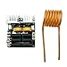 GeekTeches 1000W ZVS, Low Voltage Induction Heating Board Module + Tesla Brass Coil, Flyback Driver Heater, DC 12V-48V