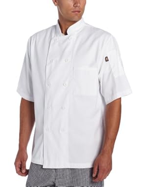 Men's Donatello Short-Sleeve Classic Chef Coat