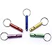 Tree Bud 5pcs Hiking Camping Survival Aluminum Whistle with Key Chain, Emergency Whistles