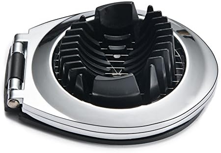 Egg Slicer with 3 Slicing styles, Zinc Alloy Stainless Steel Eggs Cutter 3 In 1 Slicer Essential Kitchen Tool