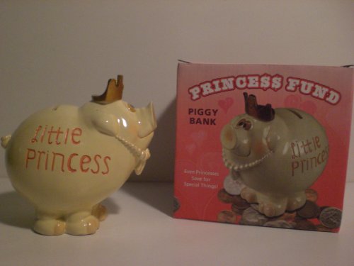 Little Princess Fund Piggy Bank 6" x 4"