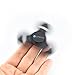 Spinfid Fidget Spinner Toy Stress Reducer for Kids and Adult PREMIUM Hybrid Ceramic Bearing (Non 3D Printed) Ultra Durable Frame,Long Spin Times Dirt Resistant - Matte Black