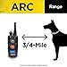 Dogtra ARC Two Dogs Remote Training Collar – 3/4 Mile Range, Waterproof, Rechargeable, Shock, Vibration – Includes PetsTEK Dog Training Clickerthumb 4