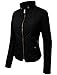 NE PEOPLE Womens Lightweight Quilted Zip Jacket, Small, NEWJ22BLACK