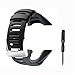 Picowe Watch Band Strap Soft Rubber Watch Band Replacement, Adjustable Watch Replacement Watch Accessories for Suunto Ambit 1/2/2S/2R/3 Sport/3 Run/3 Peak, Screwdriver Included