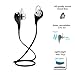 Bluetooth Headphones Zanith Resonic Wireless Sport Earphones Stereo, Gym with Built-in Mic ,Noise Cancelling Earbuds For iPhone, samsung, Smart phones and Bluetooth devices (black)